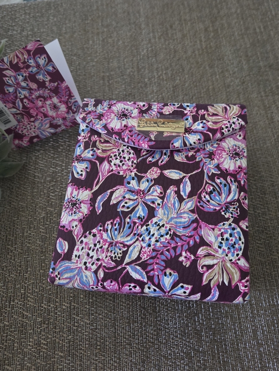 Lilly Pulitzer Other - Lilly Pulitzer Floral Jewelry Case - Purple Pink Blue